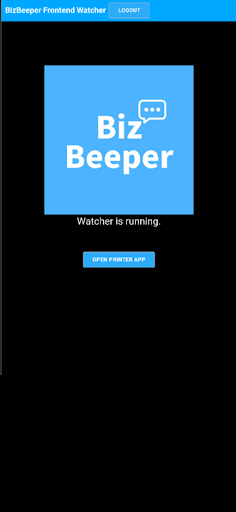 BizBeeper Frontend Watcher Screen 2