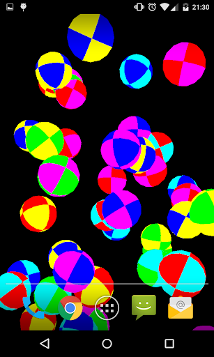 Boing Live Wallpaper Screen 3