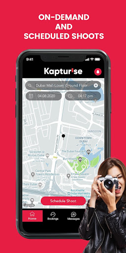 Android application Kapturise - Photographers On-D screenshort