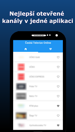 Android application Česká televize - Ivysílání screenshort