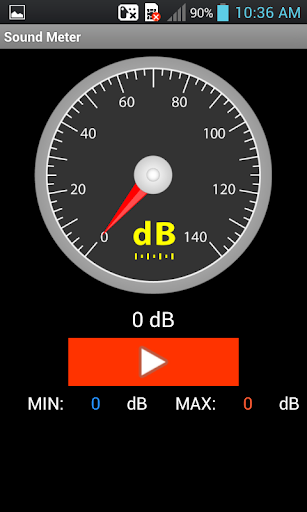 Android application Sound Level Meter screenshort