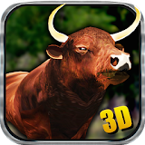 Angry Bull Simulator Game 3D icon