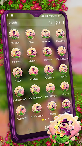 Butterfly Girl Nature Theme Screen 3