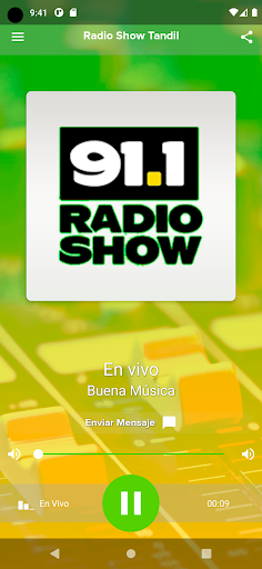 Android application Radio Show Tandil screenshort