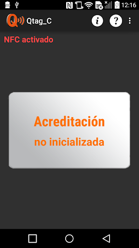 Android application Qtag_C screenshort