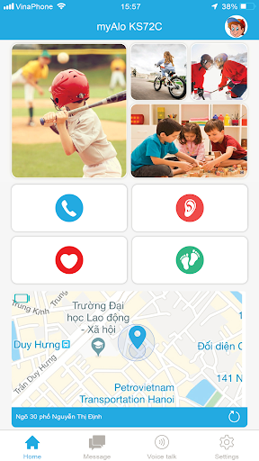 Android application myAlo myKids screenshort