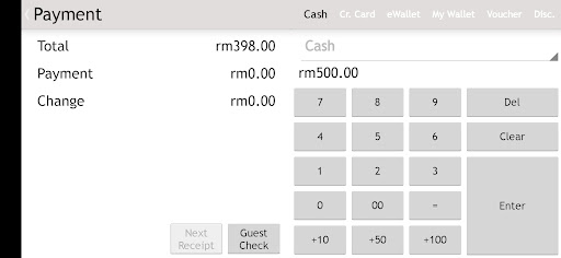 VKnow POS Screen 3