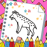 Cover Image of ดาวน์โหลด Hyena Coloring Book  APK