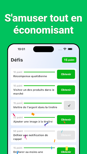 Tirelire: Gagner & Dépenses screenshot 4