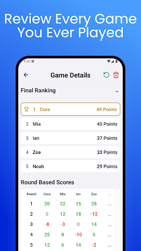 Skor Tablosu - Puan Takip ekran görüntüsü