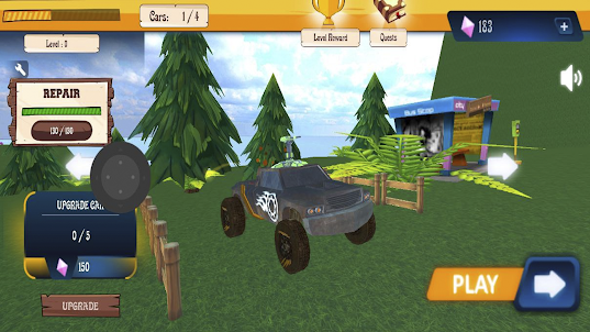 Bigfoot Racing Car