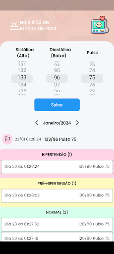 Minha pressão Screen 3
