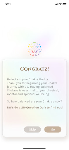 Android application Your Chakra Buddy screenshort