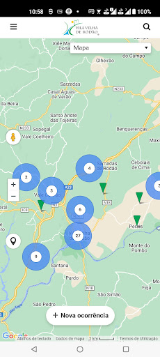 Android application Ródão Participa screenshort