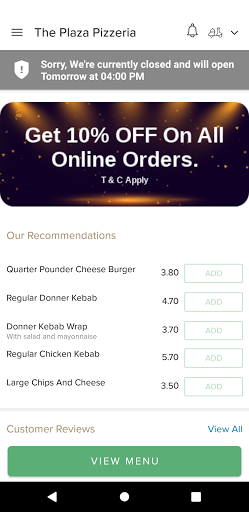 The Plaza Pizzeria Screen 2