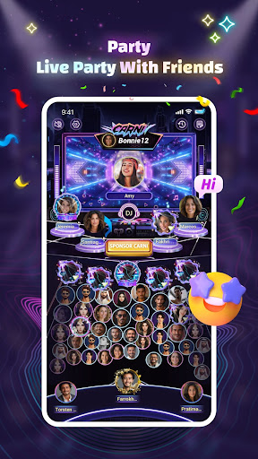 Android application Carni: Live Voice Chat Online screenshort