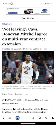 cleveland.com Screen 3