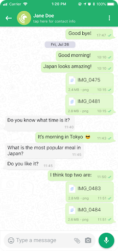 1MSG - Chat Inbox for Business Screen 2