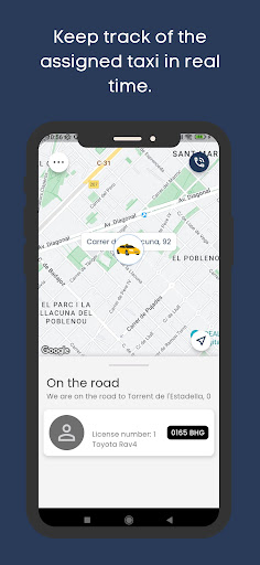 Screenshot of Taximes App