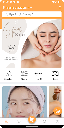 Android application Ngọc Hà Beauty Center screenshort