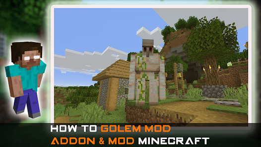 Captura de Pantalla 1 Iron Golem Mod Addon android