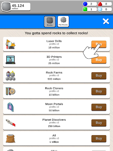 Rock Collector - Idle Clicker Game 2.0.5 screenshots 7