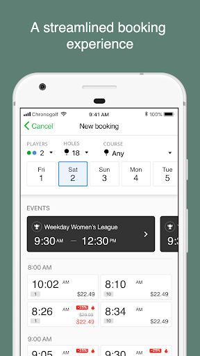Android application Escalon Golf Course screenshort