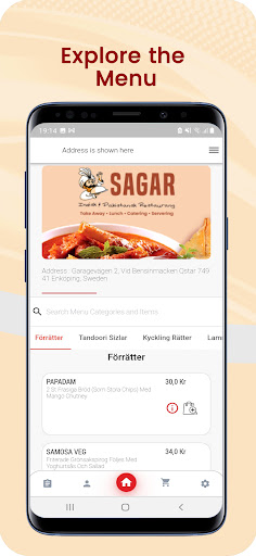 Sagar Restaurang & Kolgrill Screen 3