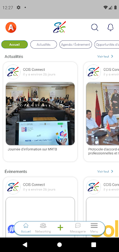 Android application CCIS Connect screenshort