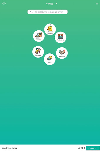 Android application Lietuvaitis screenshort
