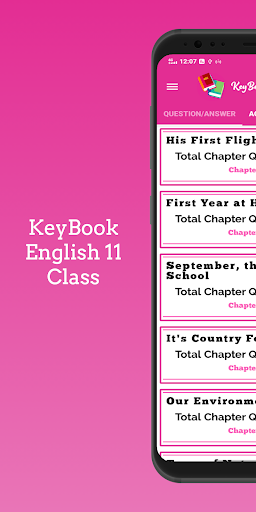 KeyBook English 11th Class FTB Screen 3
