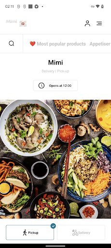 Android application Mimi screenshort