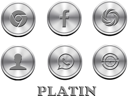 Platinum - Скриншот Icon Pack