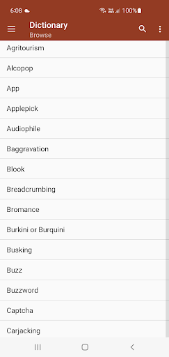 Dictionary Pro Screen 2