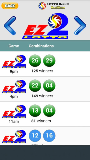 PCSO Lotto Results Screen 2