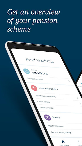 Android application Mobilpension screenshort