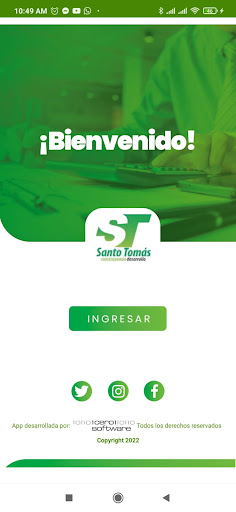 Android application Trami App Santo Tomas screenshort