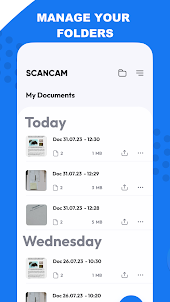 Scan Cam : Docs PDF 스캐너 앱