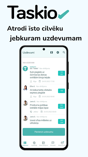 Android application Taskio: Handyman Help & More screenshort