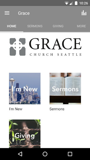 Android application Grace Church Seattle screenshort