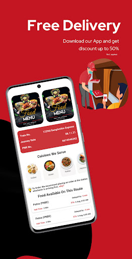 RailFeast-Order Food in Train Screen 2