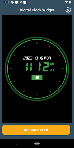 Android application Digital Clock Widget screenshort