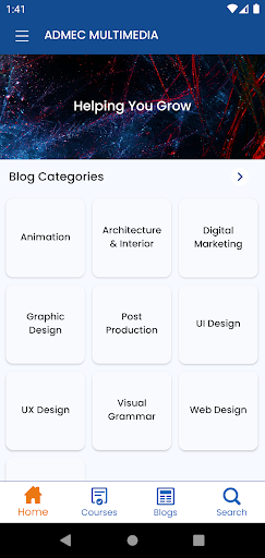 Android application ADMEC MULTIMEDIA INSTITUTE screenshort