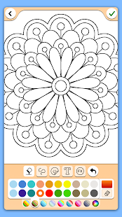 Mandala Coloring Pages Screenshot