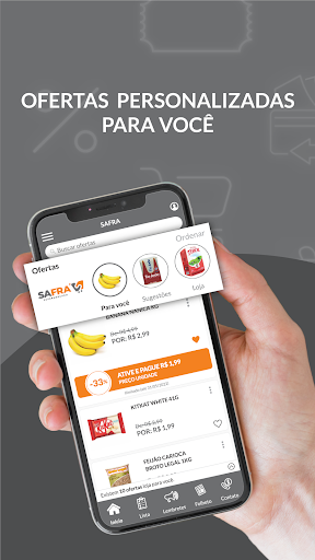 Android application Safra Supermercado screenshort