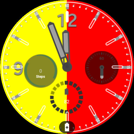 Orleans Flag Watchface Screen 3