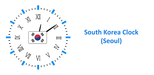 Android application South Korea Clock(Seoul) screenshort