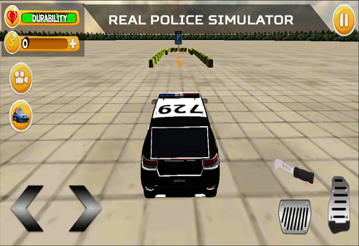 Android application Police 4x4 Parking Simulator screenshort