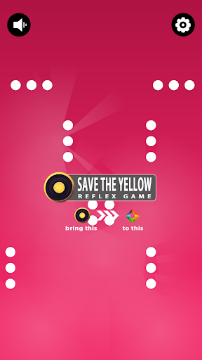 Android application Save the Yellow : Reflex Game screenshort