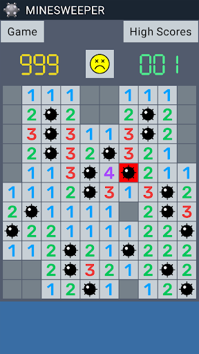Android application Minesweeper Puzzle screenshort